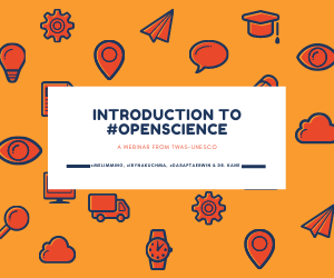TWAS-UNESCO webinar on introduction to #openscience