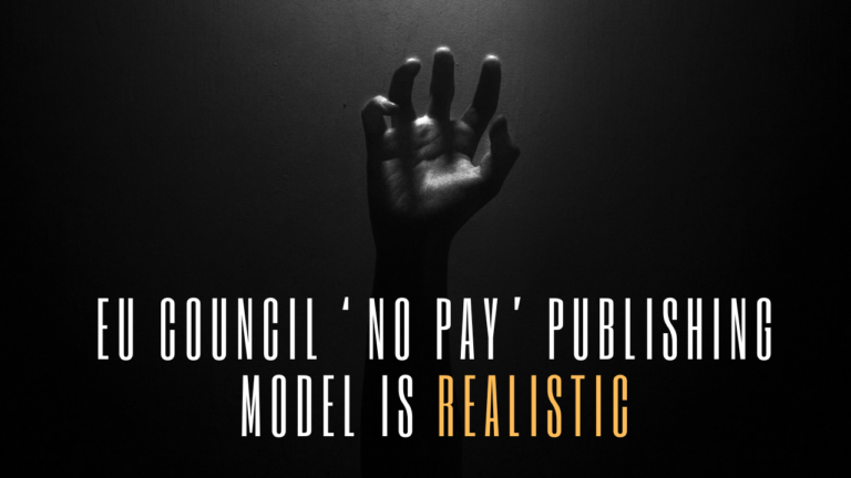 EU council ‘no pay’ publishing model is realistic